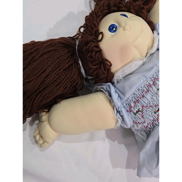 Xavier Roberts 1983 The Little People Soft Sculpture Cabbage Patch Doll Brunette - Picture 3 of 14